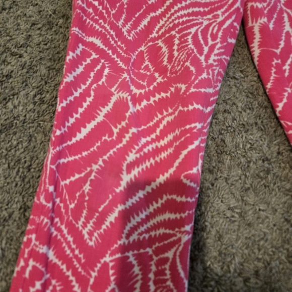 Lilly Pulitzer Luxury Capri Pants 4 Pink Style # 49057 - Picture 3 of 7